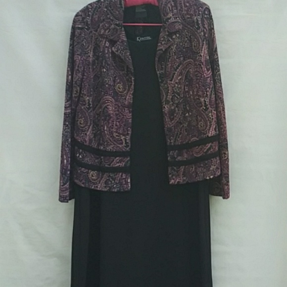 2pc Black Dress & Paisley Jacket NWOT - Picture 2 of 6